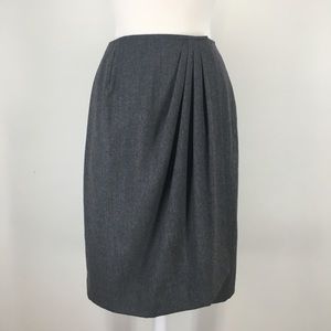Ralph Lauren Vintage Wrap Wool Skirt